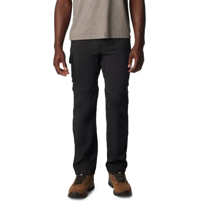 Spodnie z odpinanymi nogawkami męskie Columbia Silver Ridge™ Utility Convertible Pant - Black Wyprzedaż