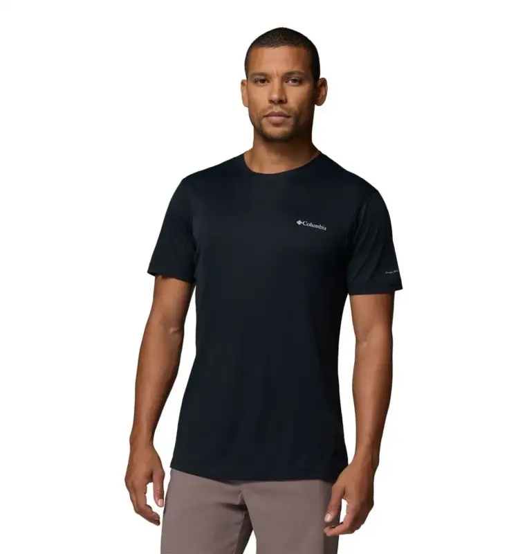 Koszulka z filtrem UV męska Columbia Zero Rules™ Light SS Crew - Black Rabat