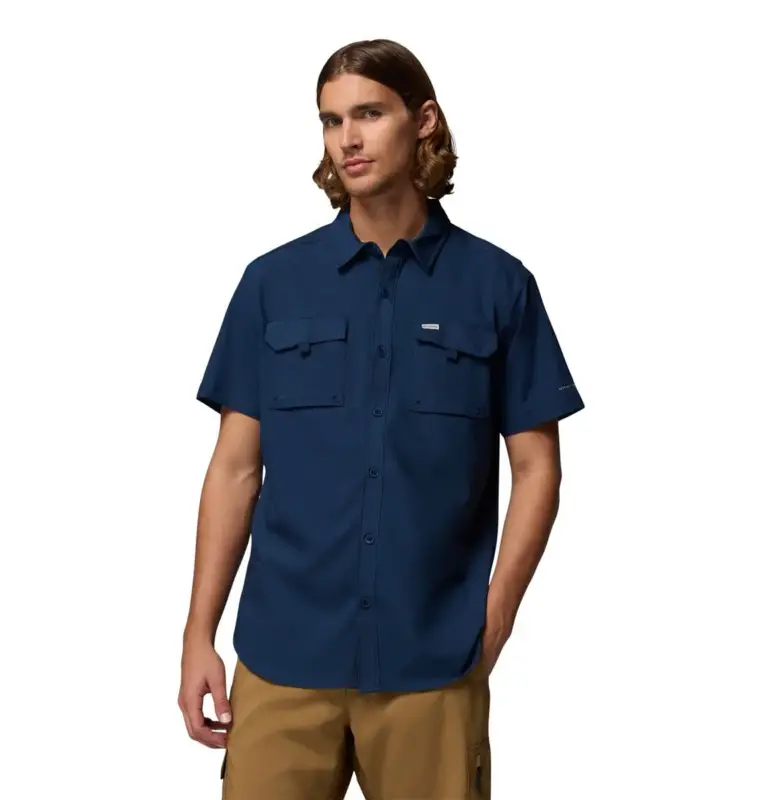Najlepsza cena Koszula szybkoschnąca męska Columbia Silver Ridge™ Utility II SS - Collegiate Navy