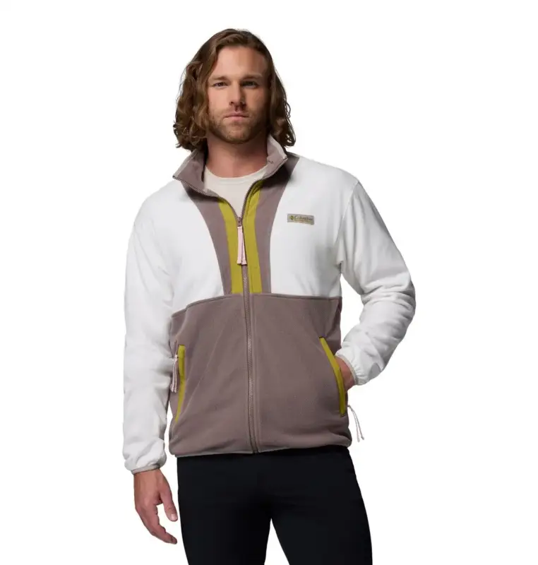 Wyjątkowa oferta Polar męski Columbia Backbowl™ II Lightweight FZ Fleece - Sea Salt