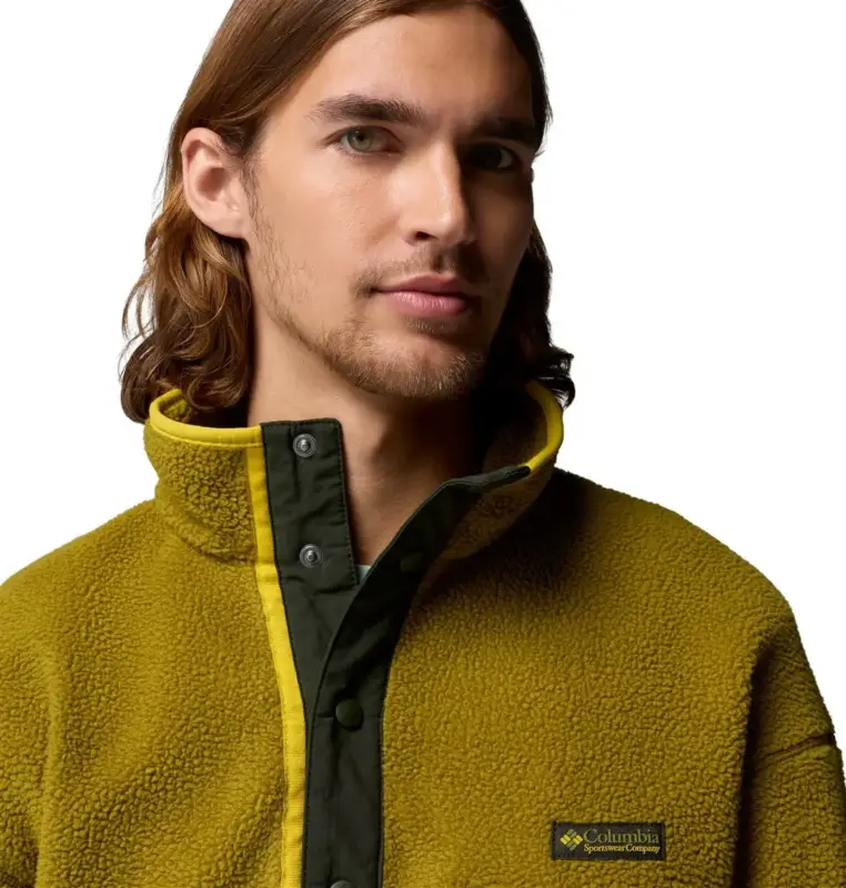 Tylko do końca tygodnia Bluza polarowa męska Columbia Helvetia™ II Half Snap Fleece - Mossy Green