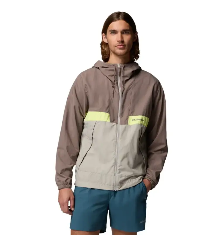 Tylko do końca tygodnia Wiatrówka męska Columbia Spire Valley™ Hooded Windbreaker - Iron
