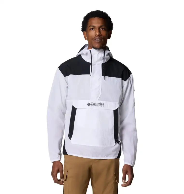 Szybka wysyłka Wiatrówka męska Columbia Challenger™ Windbreaker Anorak - White