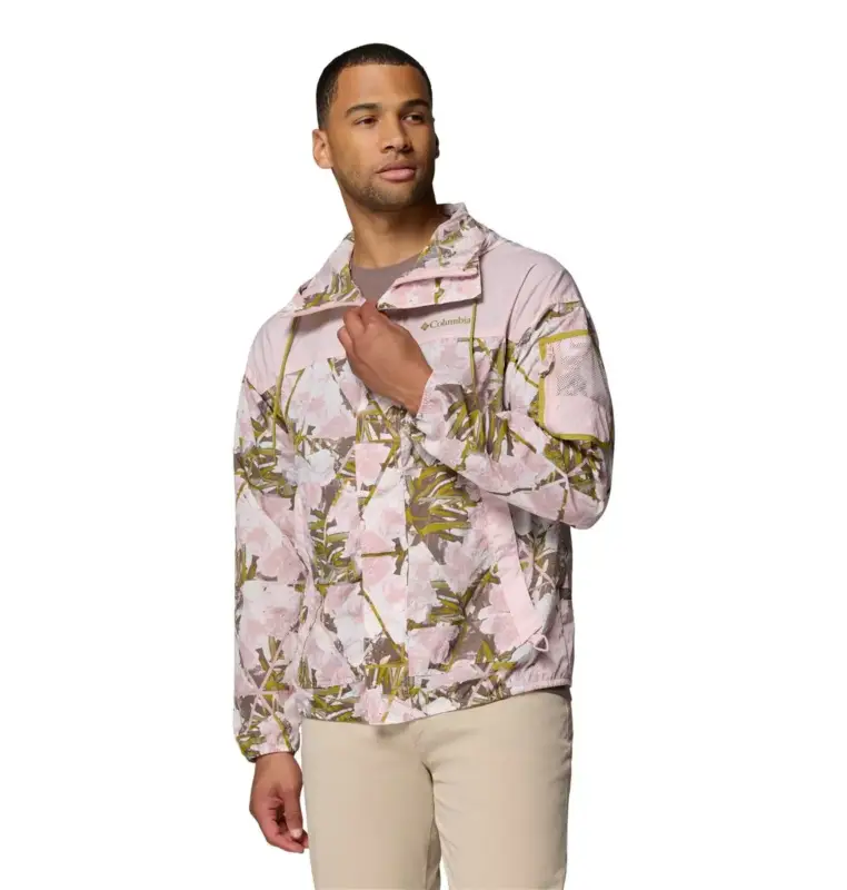 Wiatrówka męska Columbia Challenger™ II Novelty Windbreaker - Pink Agate Darmowy zwrot