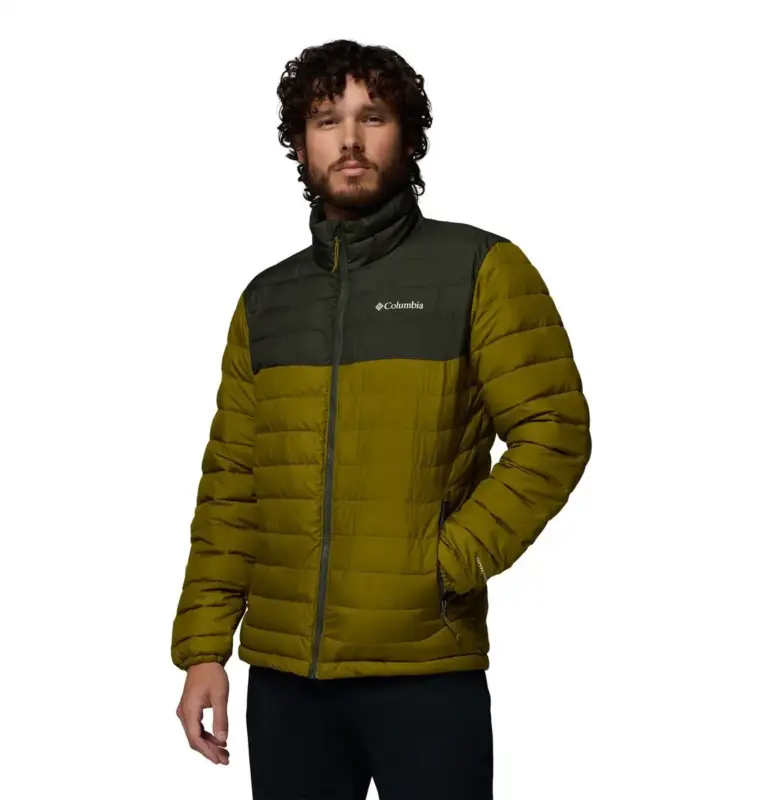Kurtka ocieplana męska Columbia Powder Lite™ II Jacket - Mossy Green Rabat
