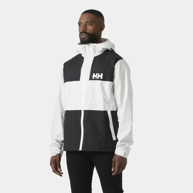 Tani Kurtka membranowa męska Helly Hansen Ace Rain Jacket - Nimbus Cloud