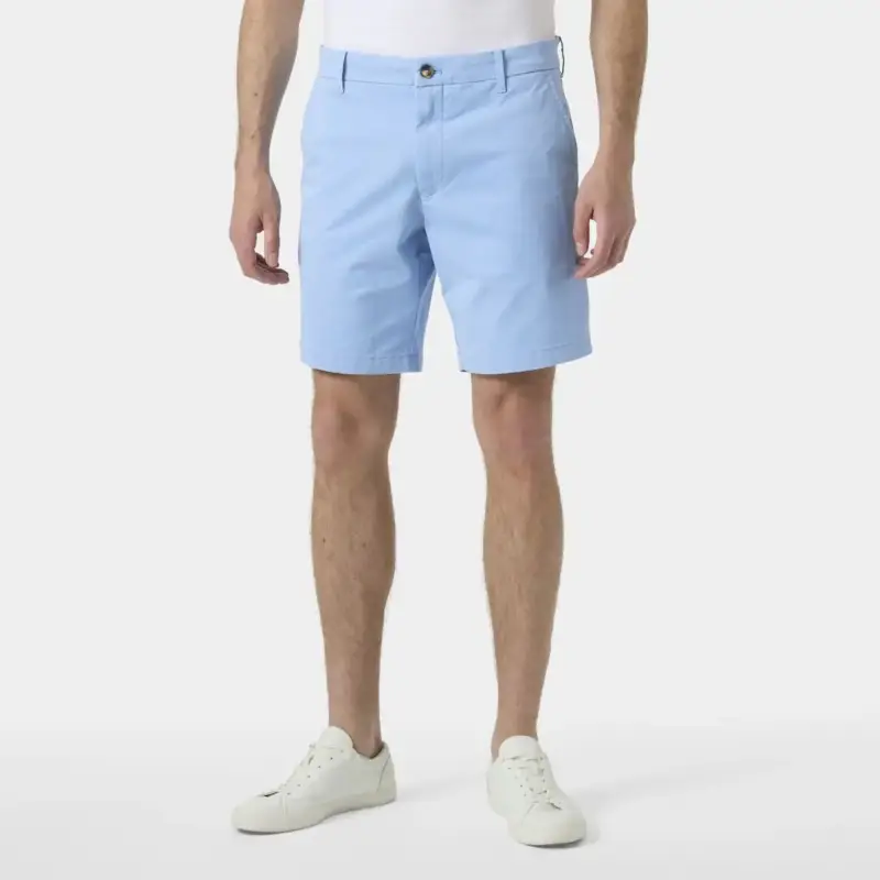 Spodenki bawełniane męskie Helly Hansen Bryggen Chino Shorts - Bright Blue Hit cenowy