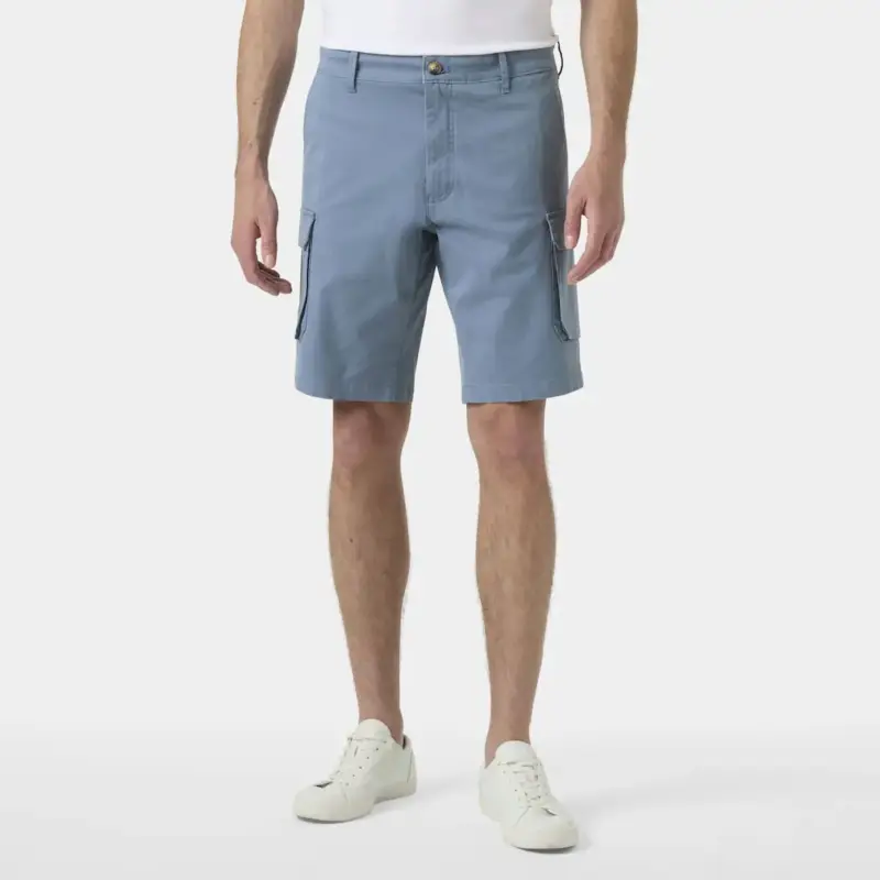 Hit sprzedaży Spodenki bawełniane męskie Helly Hansen Bryggen Cargo Shorts - Washed Navy