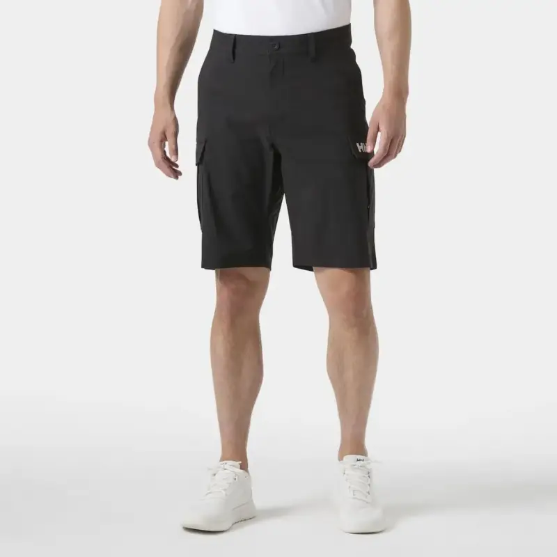 Ograniczona ilość Spodenki szybkoschnące męskie Helly Hansen HH QD Cargo Shorts 11" - Black