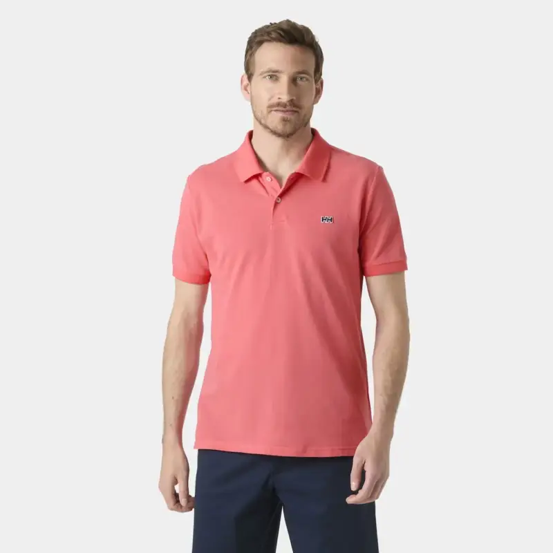 Rabat Koszulka bawełniana męska Helly Hansen Elba Fitted Polo - Nantucket Red