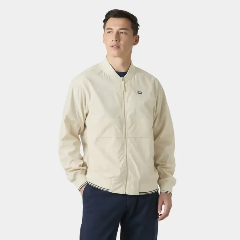 Taniej Kurtka bomberka męska Helly Hansen Marine Bomber Jacket - Cream