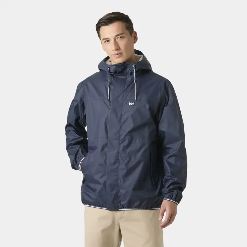 Darmowy zwrot Kurtka membranowa męska Helly Hansen Koster 2.5L Rain Jacket - Navy