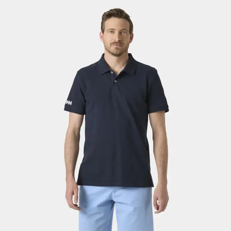 Koszulka bawełniana męska Helly Hansen Crew Polo - Navy Bezpieczna płatność