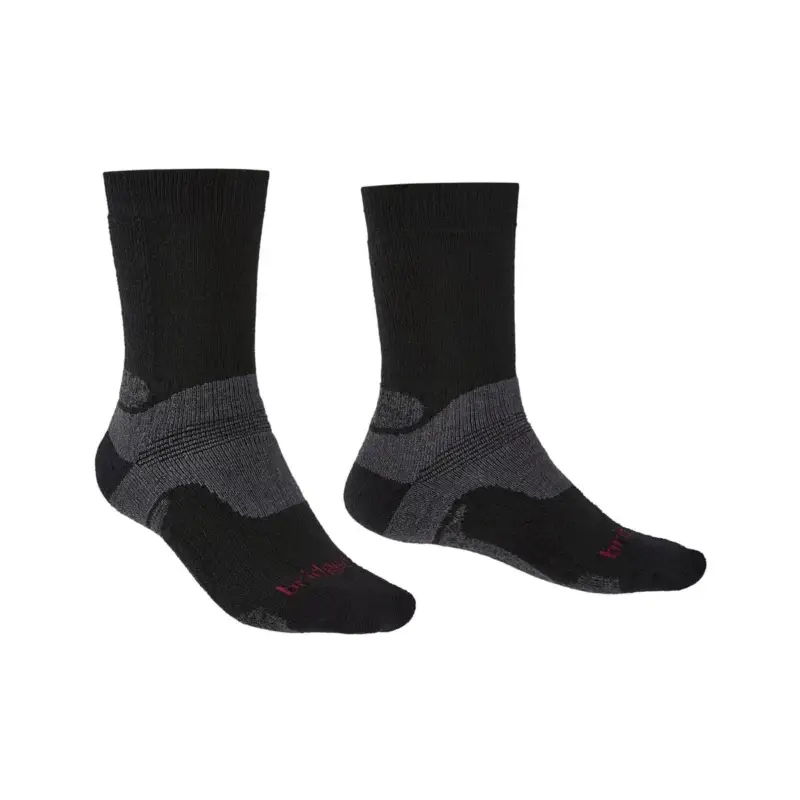Łatwy zwrot Skarpety męskie Bridgedale Midweight Merino Performance Boot Original - Black