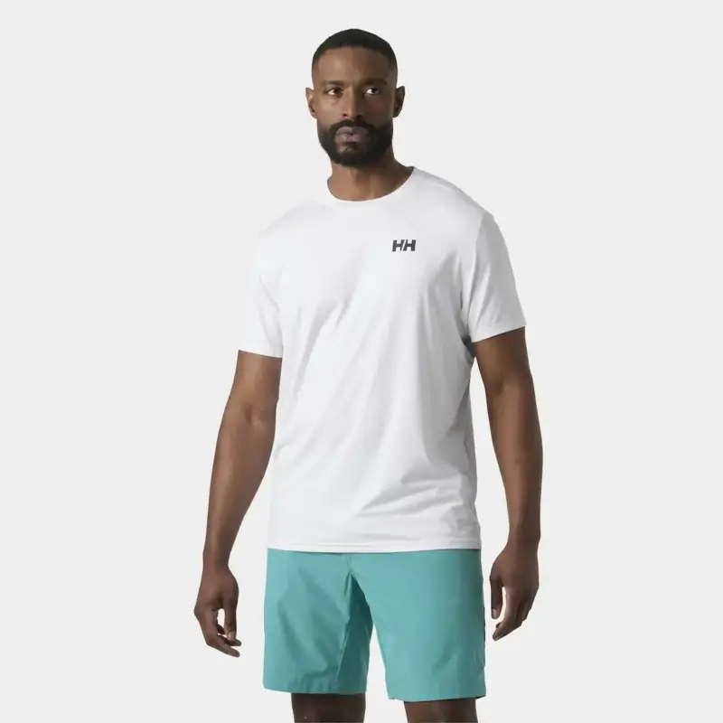 Promocja Koszulka z filtrem UV męska Helly Hansen HP Ocean T-Shirt - White