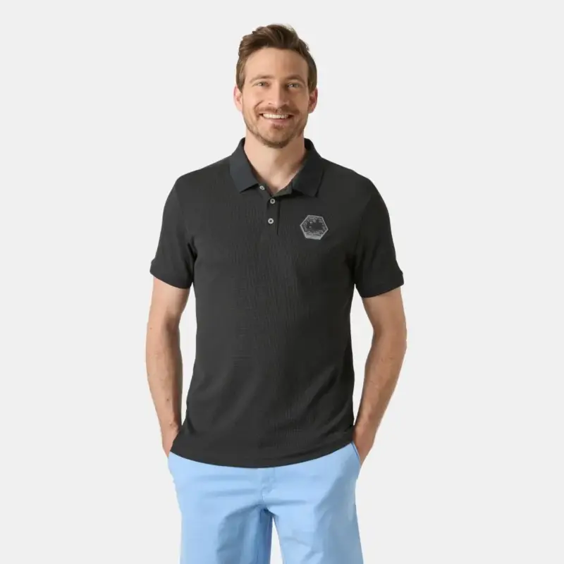 Koszulka Polo szybkoschnąca męska Helly Hansen HP Race Polo - Ebony Zamów teraz