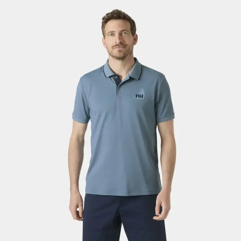 Oferta czasowa Koszulka Polo szybkoschnąca męska Helly Hansen HP Figari Polo - Washed Navy