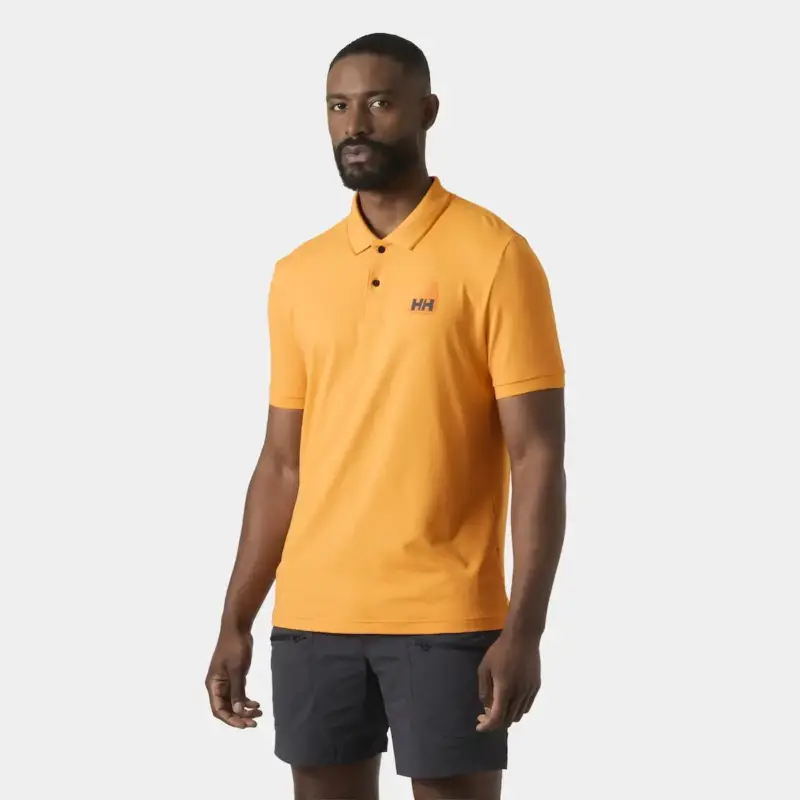 Koszulka Polo szybkoschnąca męska Helly Hansen HP Figari Polo - Orange Sorbet Kup teraz