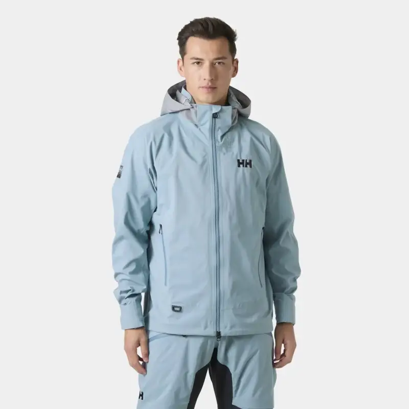 Sztormiak Męski Helly Hansen Hp Foil Flyer Jacket - Windy Blue Taniej