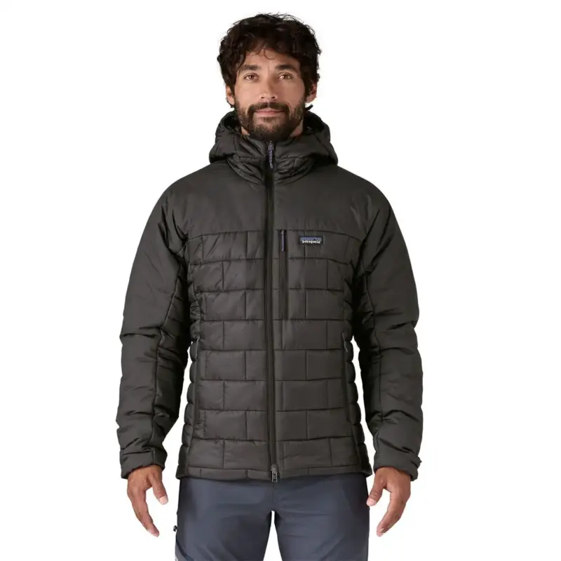 Kurtka ocieplana męska Patagonia Hi-Loft Nano Puff® Hoody - Black Bezpieczne zakupy
