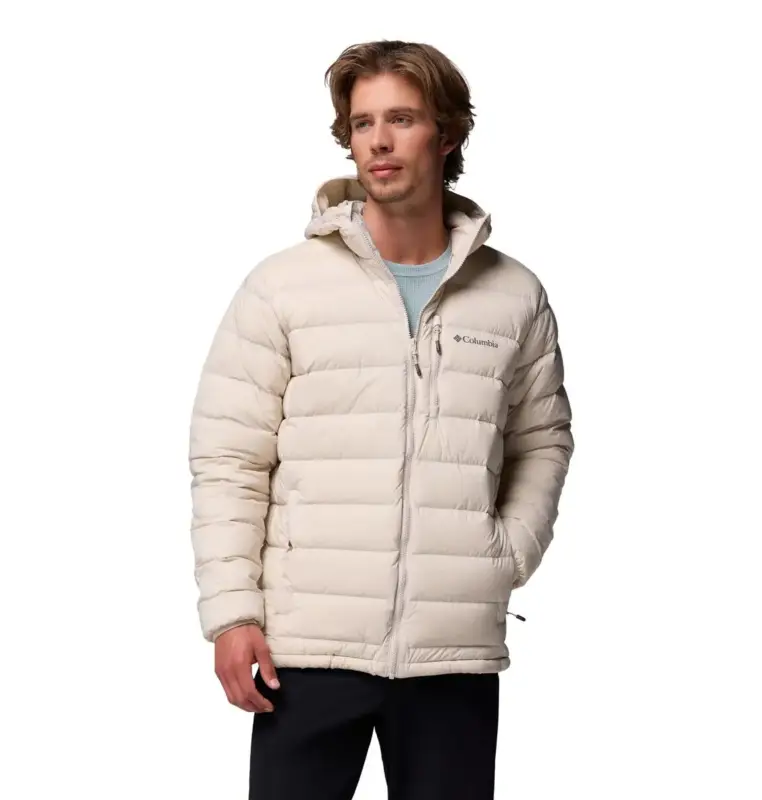Kurtka puchowa męska Columbia Drift Peak™ Stretch Down Hooded Jacket - Dark Stone Wybór klientów