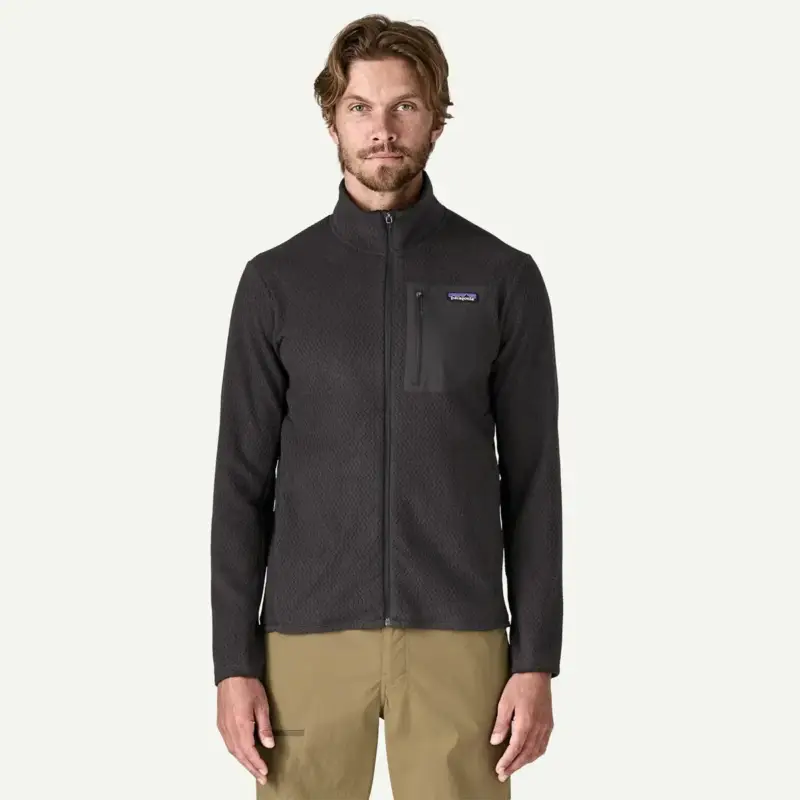 Bluza techniczna męska Patagonia R1® Air Fleece Jacket - Black Hit sprzedaży