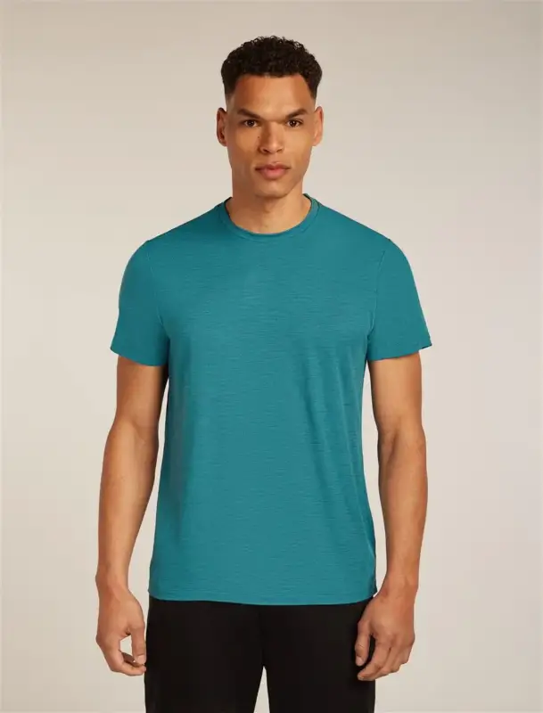 Szybka dostawa Koszulka termoaktywna męska Icebreaker Merino 150 Tech Lite III Ss Tee - Topaz