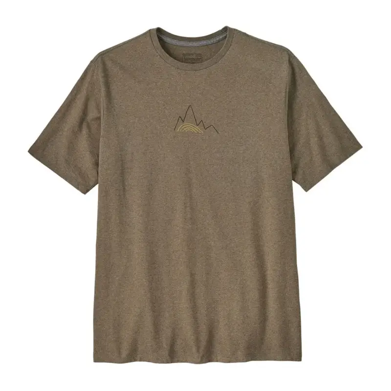 Nowy Koszulka szybkoschnąca męska Patagonia Berm Logo Responsibili-Tee® - Wing Grey