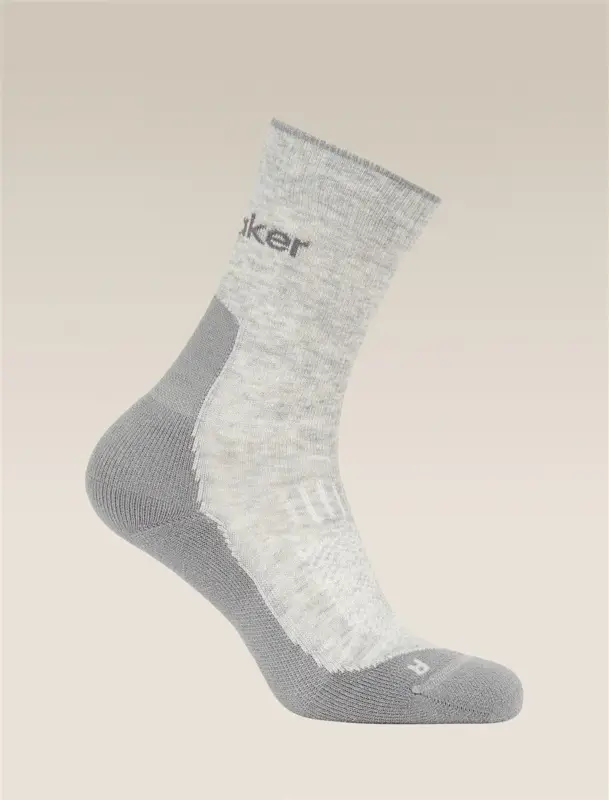 Skarpety męskie Icebreaker Merino Hike+ Light Crew - Blizzard/Alloy Cena promocyjna