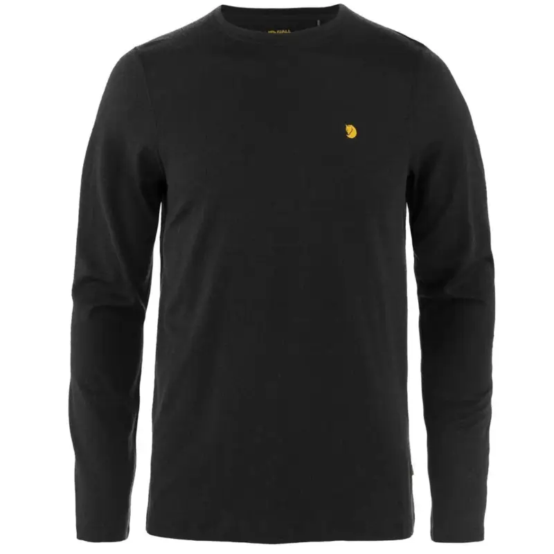 Bestseller Bluza termoaktywna z merino męska Fjallraven Bergtagen Merino 190 LS - Black