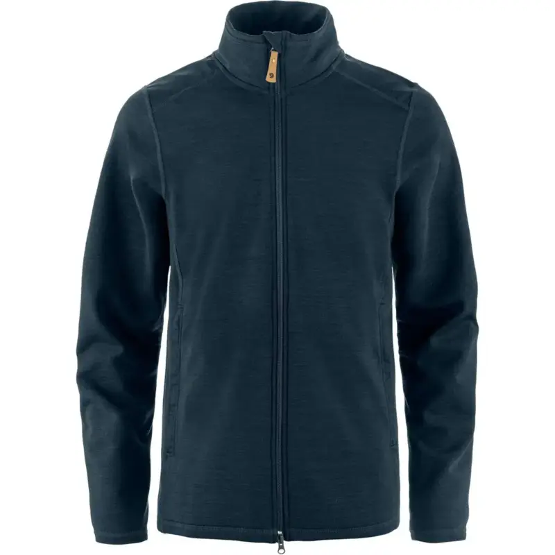 Ekspresowa dostawa Polar męski Fjallraven Keb Fleece - Dark Navy