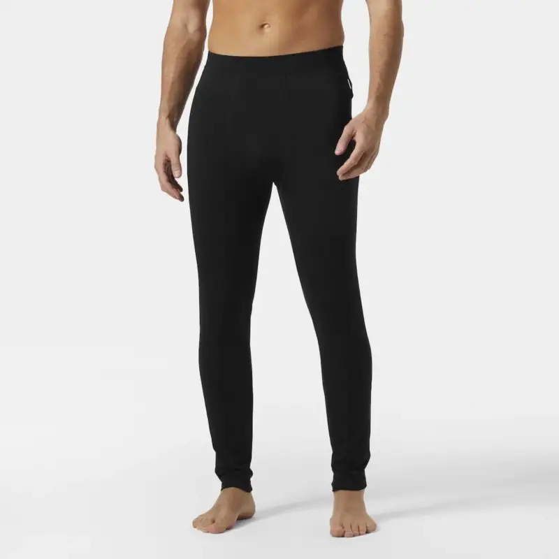 Legginsy termoaktywne z merino męskie Helly Hansen Durawool Pants - Black Tani