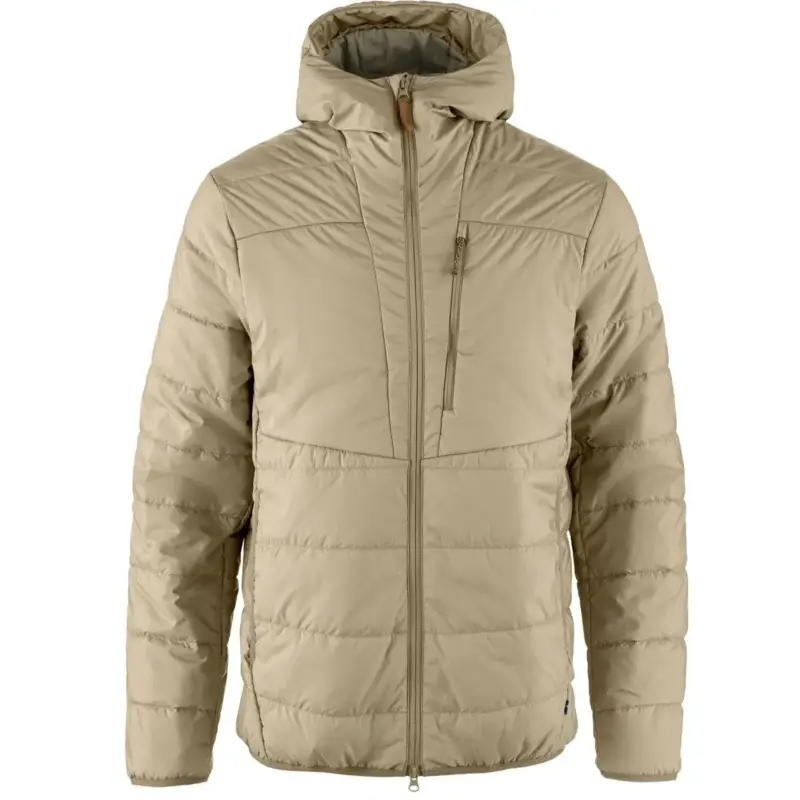 Popularny Kurtka ocieplana męska Fjallraven Keb Padded Hoodie - Fossil