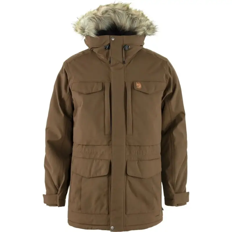 Ostatnia szansa Kurtka ocieplana męska Fjallraven Nuuk Parka - Dark Oak