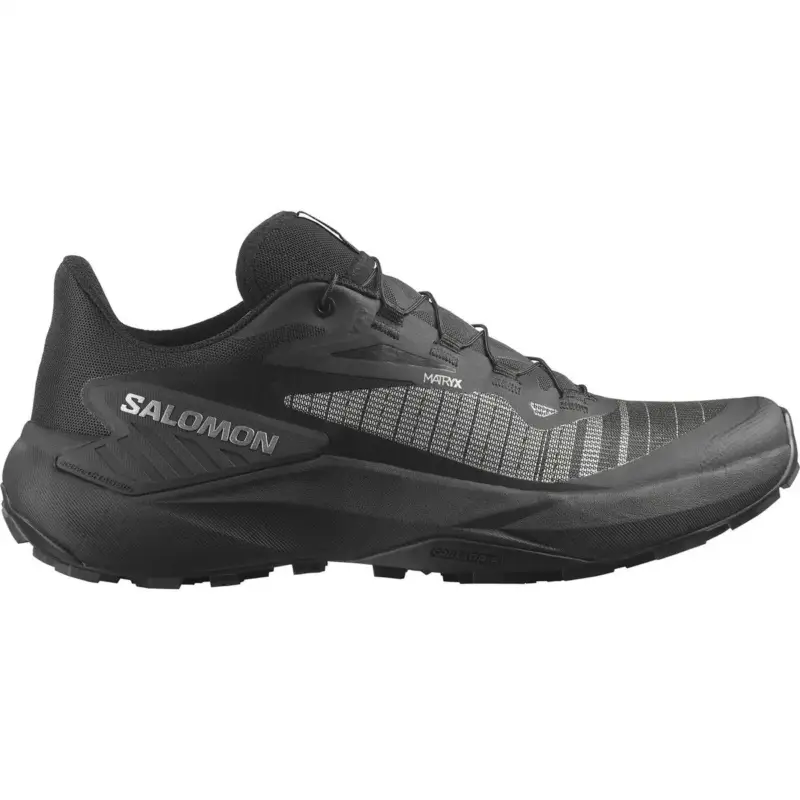 Buty biegowe męskie Salomon Genesis - Black/Silver Rabat