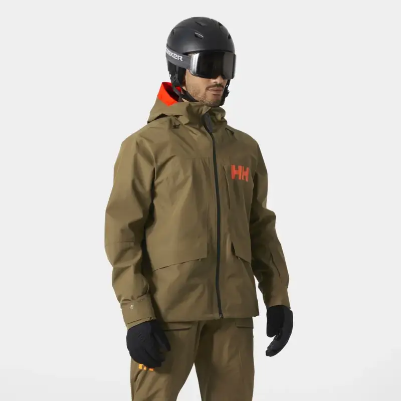 Kup teraz Kurtka narciarska męska Helly Hansen Emiko Shell Jacket - Sepia