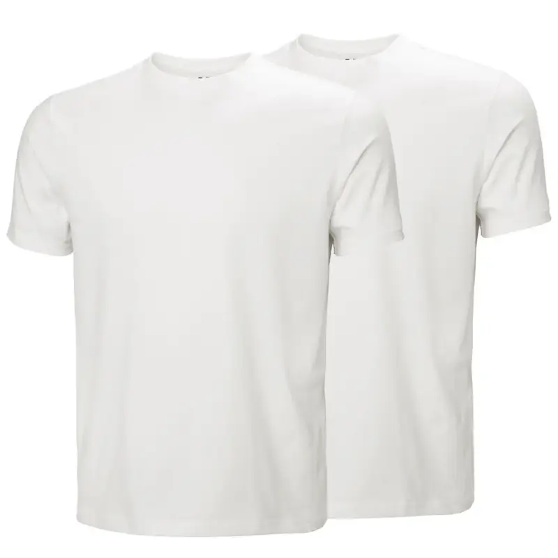 Zniżka Koszulka bawełniana męska Helly Hansen HH Cotton 2-Pack - White