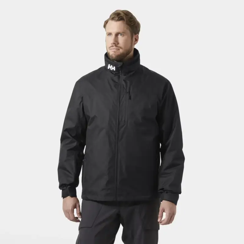 Bezpieczne zakupy Kurtka żeglarska męska Helly Hansen Crew Hooded Pile Jacket - Black
