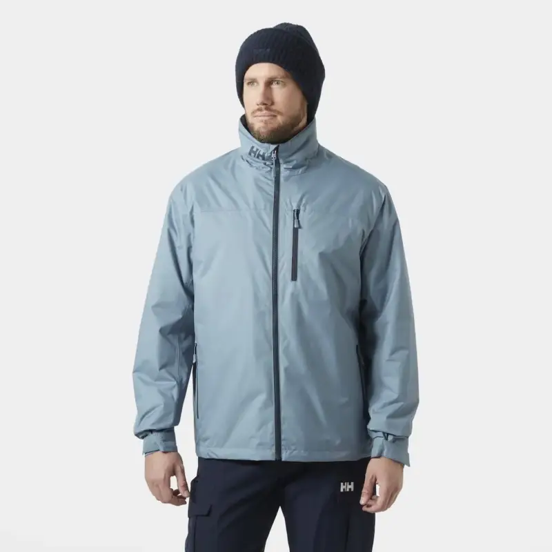 Kurtka żeglarska męska Helly Hansen Crew Hooded Pile Jacket - Washed Navy Popularny