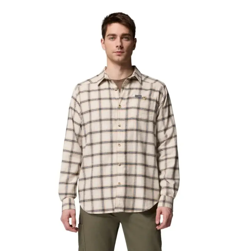 Obniżka ceny Koszula bawełniana męska Columbia Cornell Woods™ Flannel L/S Shirt - Chalk Quad Check