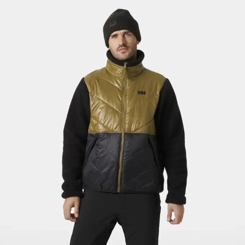 Szybka wysyłka Kurtka ocieplana męska Helly Hansen Village Hybrid Jacket - Sepia