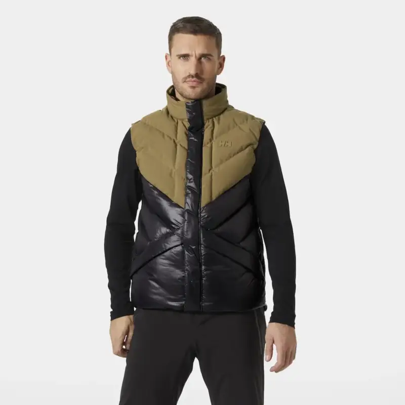 Hit sprzedaży Kamizelka puchowa męska Helly Hansen Village Puffy Vest - Sepia