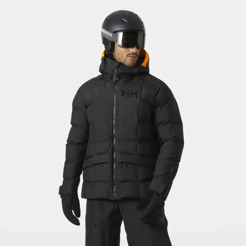 Kurtka narciarska męska Helly Hansen Emiko Ridable Puffy Jacket - Black Ostatnia szansa