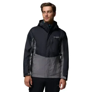Bezpieczna płatność Kurtka membranowa męska Columbia Pouring Adventure™ III Jacket - Black, City Grey