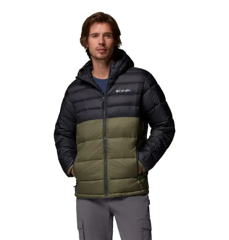 Nowy Kurtka ocieplana męska Columbia Buck Butte™ II Insulated Hooded Jacket - Stone Green, Shark