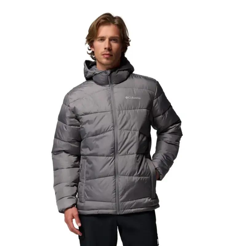Bezpieczna płatność Kurtka ocieplana męska Columbia Fivemile Butte™ II Hooded Jacket - City Grey