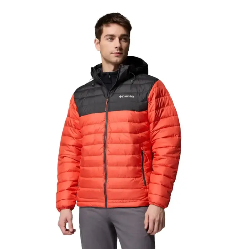 Kurtka ocieplana męska Columbia Powder Lite™ II Hooded Jacket - Zing, Shark Nowy