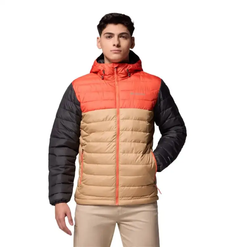 Szybka dostawa Kurtka ocieplana męska Columbia Powder Lite™ II Hooded Jacket - Canoe, Zing