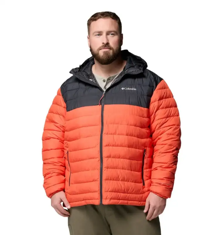 Kurtka ocieplana męska Columbia Powder Lite™ II Hooded Jacket Nadrozmiar - Zing, Shark Dostępne od ręki