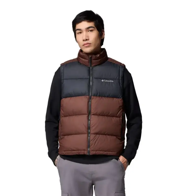 Kamizelka ocieplana męska Columbia Pike Lake™ II Vest - Tobacco, Black Wyjątkowa oferta
